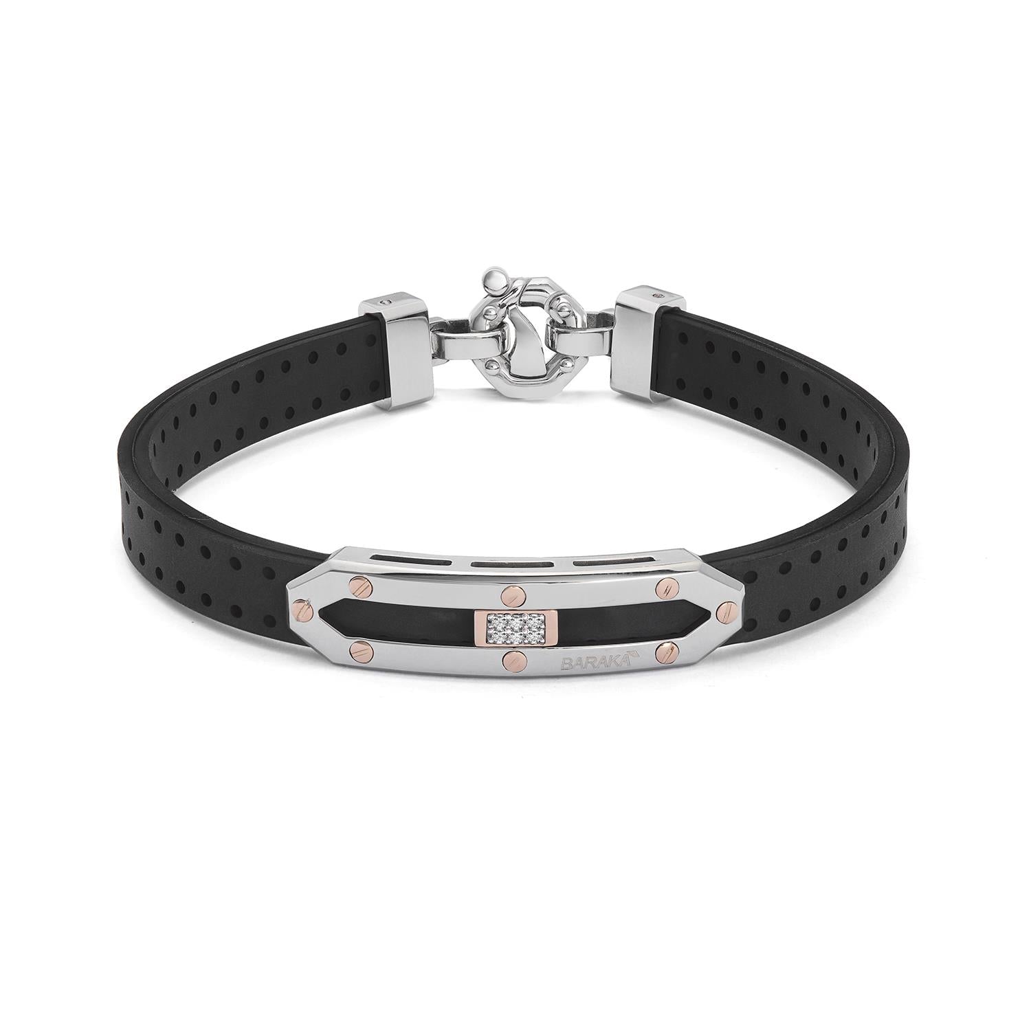 Bracciale Vortex in cacciù e oro