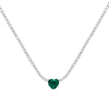 COLLANA  Tennis Lover Smeraldo