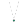 Collana Donna ChiMiAma | cuore verde