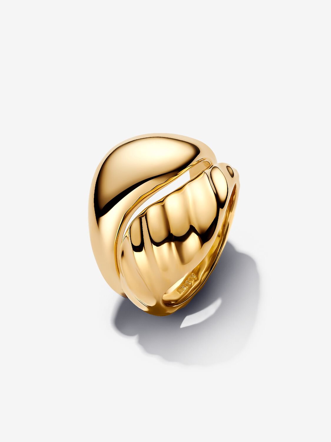 Anello Dune Divisibile Placcatura in Oro 14k