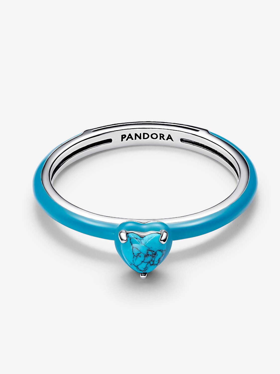 Anello Turquoise Chakra Heart Pandora ME Argento Sterling 925