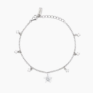 Mabina bracciale argento con ciondolo fiore