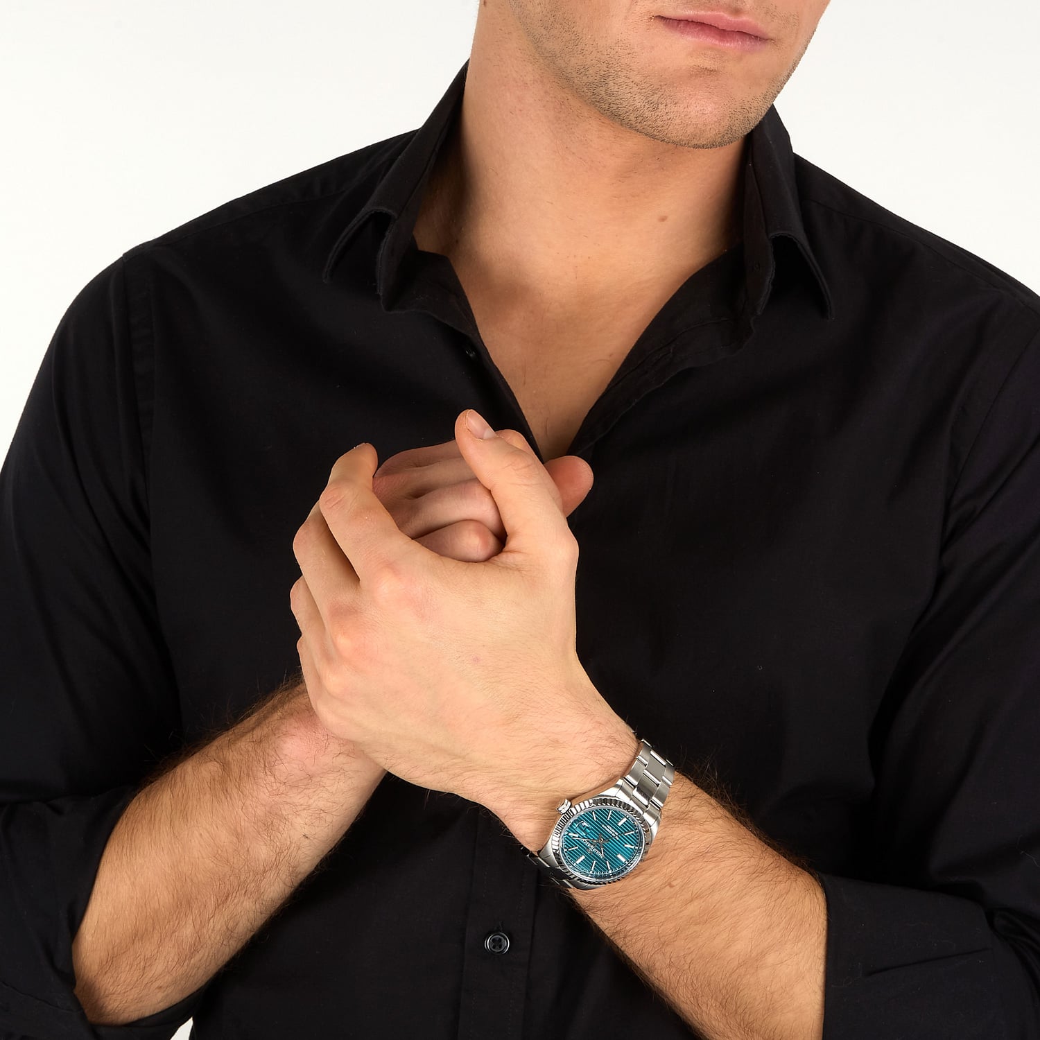 Caribe 39mm 3H Teal Green Dial S