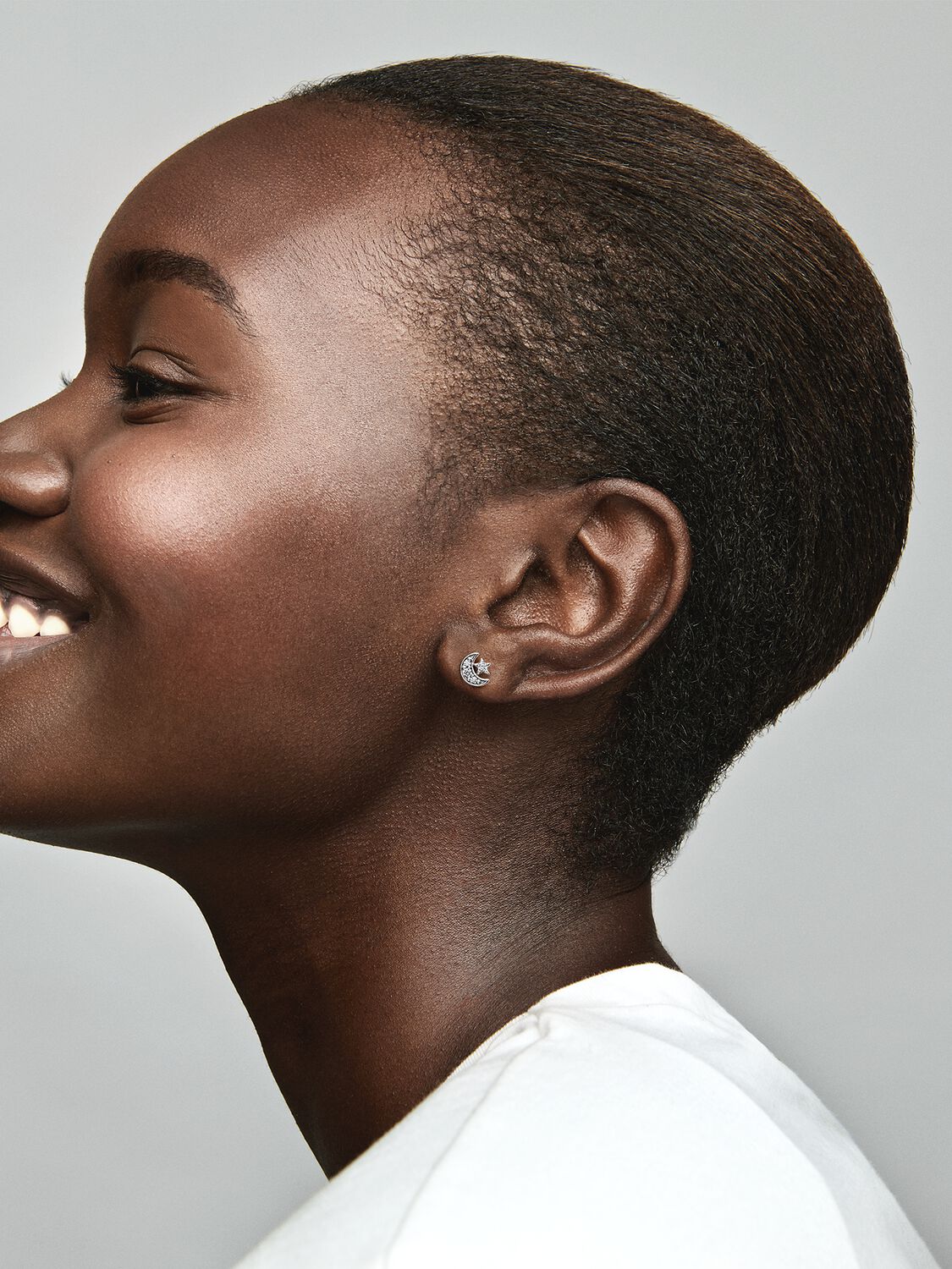 Pandora orecchini Luna Crescente e Stella