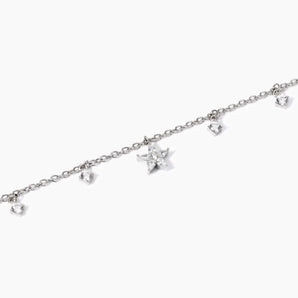 Mabina bracciale argento con ciondolo fiore