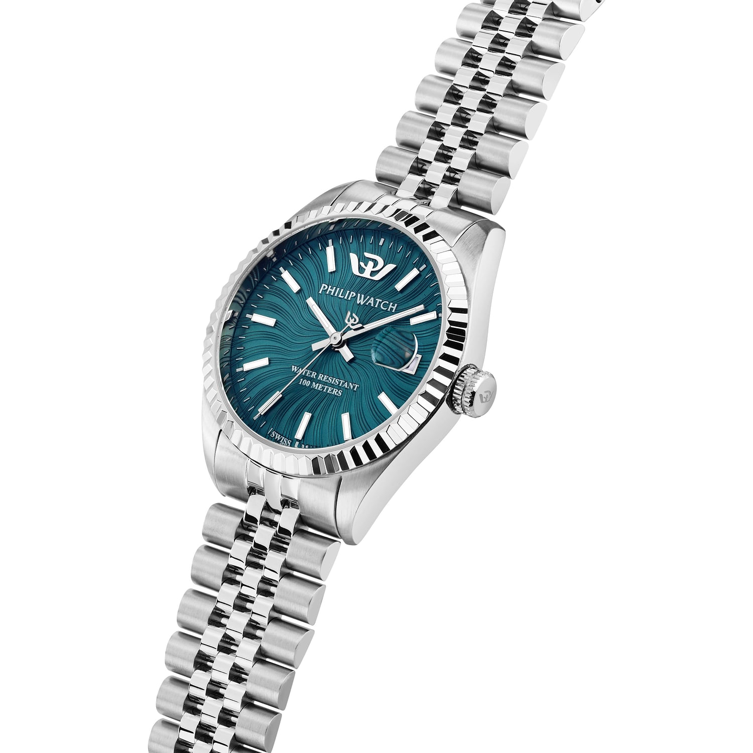 Caribe 35mm 3H Green Dial SS BR