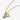 Collana Cuore Linea Sinuosa Placcatura in Oro 14k