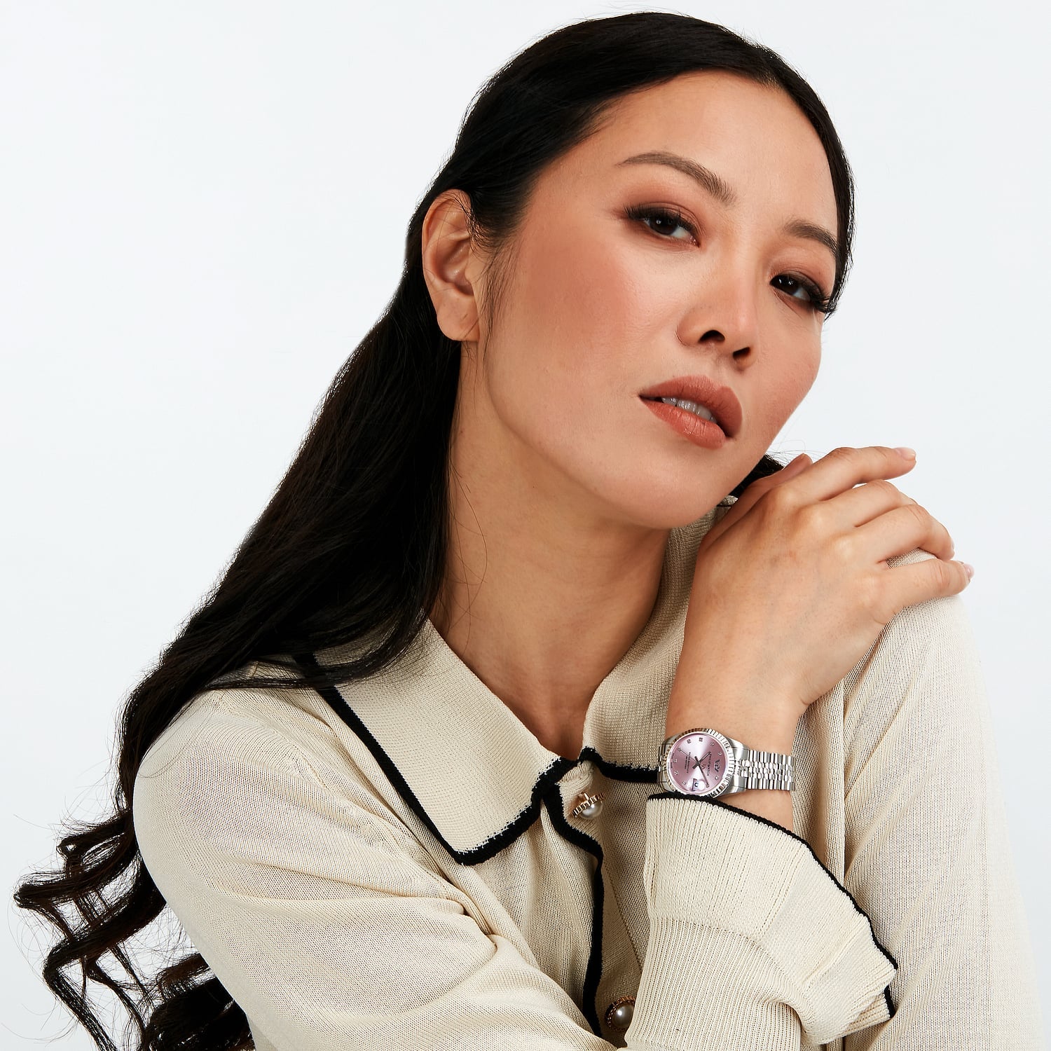Caribe 31mm 3H Rose Dial