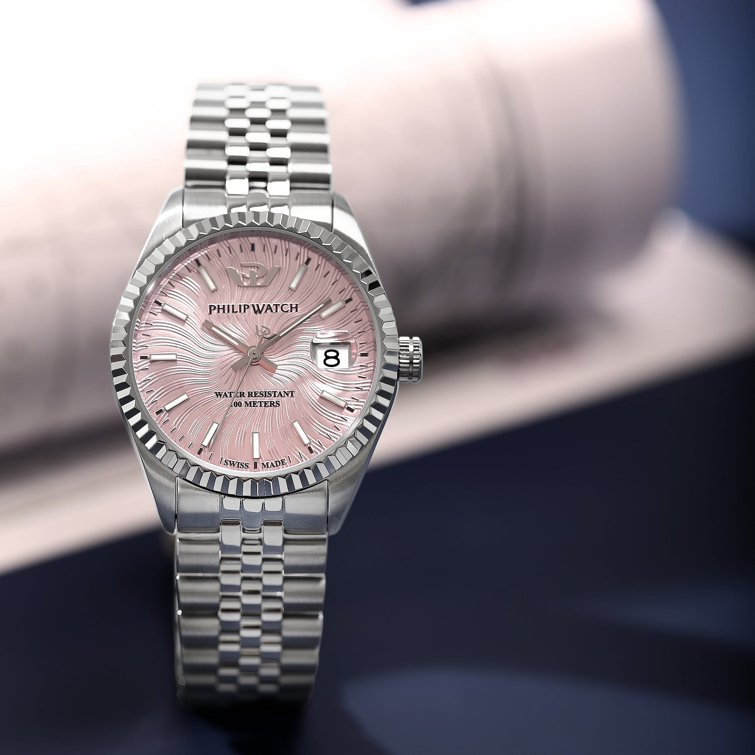 Caribe 35mm 3H Rose Dial SS BR