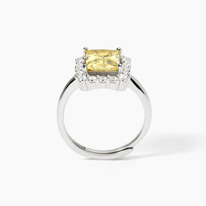 Anello in argento con zircone Lemon DESIDERIO INFINITO
