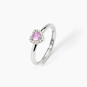 Anello in argento con tormalina sintetica