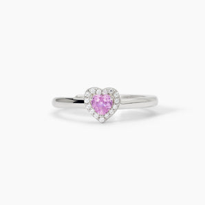 Anello in argento con tormalina sintetica