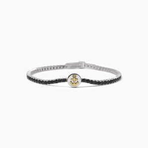 Bracciale in argento con ancora