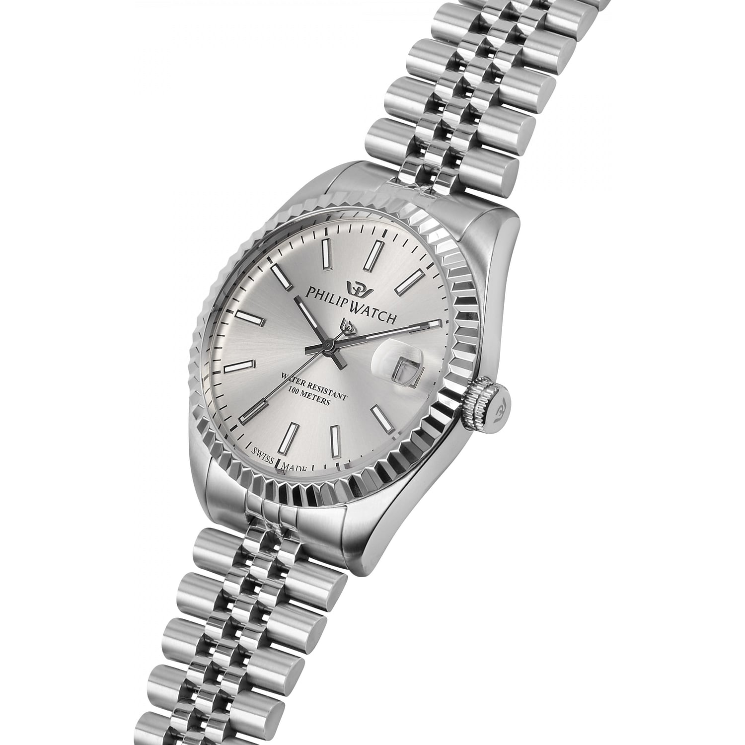 Caribe 39mm 3H Silver Dial B