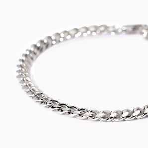Bracciale uomo con catena diamantata