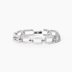 Bracciale con maglie ottagonali