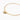 Bracciale placcato oro con ciondolo cuore