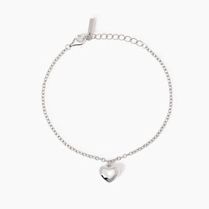 Bracciale in argento con ciondolo cuoreFeeling