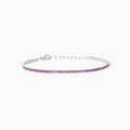 Bracciale Mabina  tennis con tormalina sintetica
