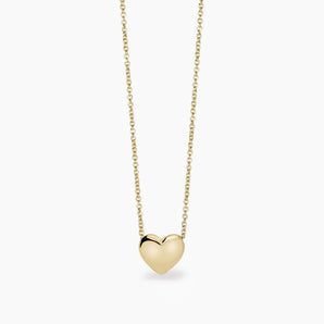 Girocollo placcato oro con cuore