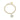 BRACCIALE DONNA IN ACCIAIO IP GOLD CON STELLA CON CRISTALLI BIANCHI