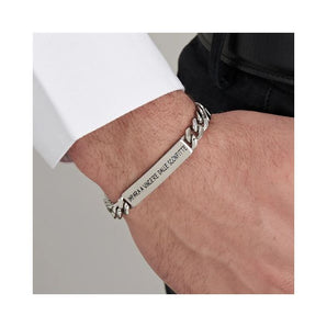 BRACCIALE UOMO IN ACCIAIO IMPARA A VINCERE DALLE SCONFITTE