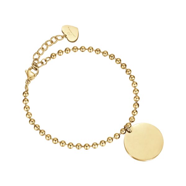 BRACCIALE DONNA IN ACCIAIO CON PIASTRA