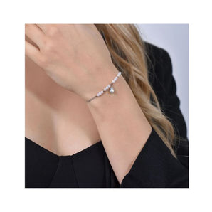 BRACCIALE DONNA IN ACCIAIO AGATA BIANCA