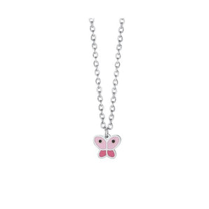 COLLANA BAMBINA IN ACCIAIO CON FARFALLA