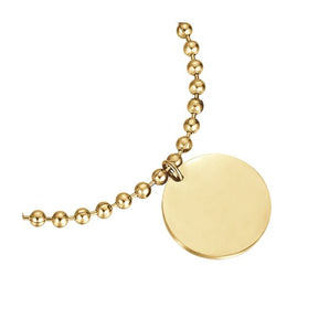 BRACCIALE DONNA IN ACCIAIO CON PIASTRA