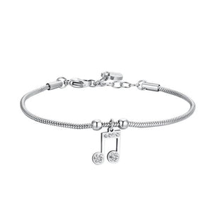 BRACCIALE DONNA IN ACCIAIO CON NOTA MUSICALE