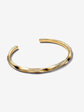 Bracciale Aperto Linea Avvolgente Placcatura in Oro 14k