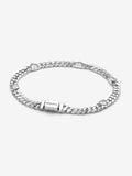 Bracciale Pandora Catena Maglia Cubana con Cuori Argento Sterling 925