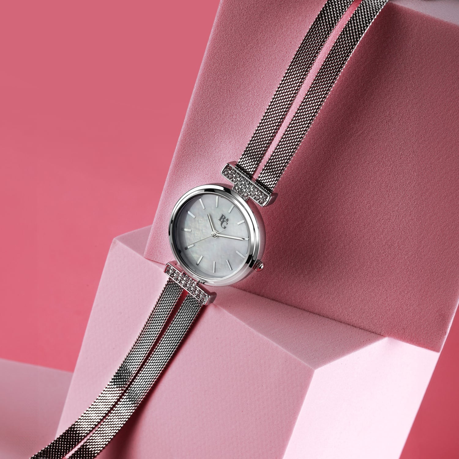Bling White Mop Dial
