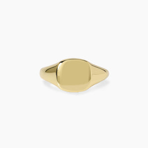 Anello chevalier in argento Nobile
