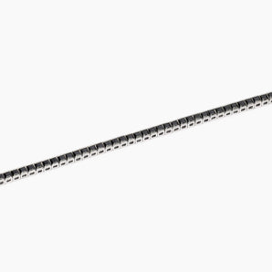Bracciale tennis uomo con zirconi neri