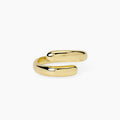 Anello in argento placcato oro