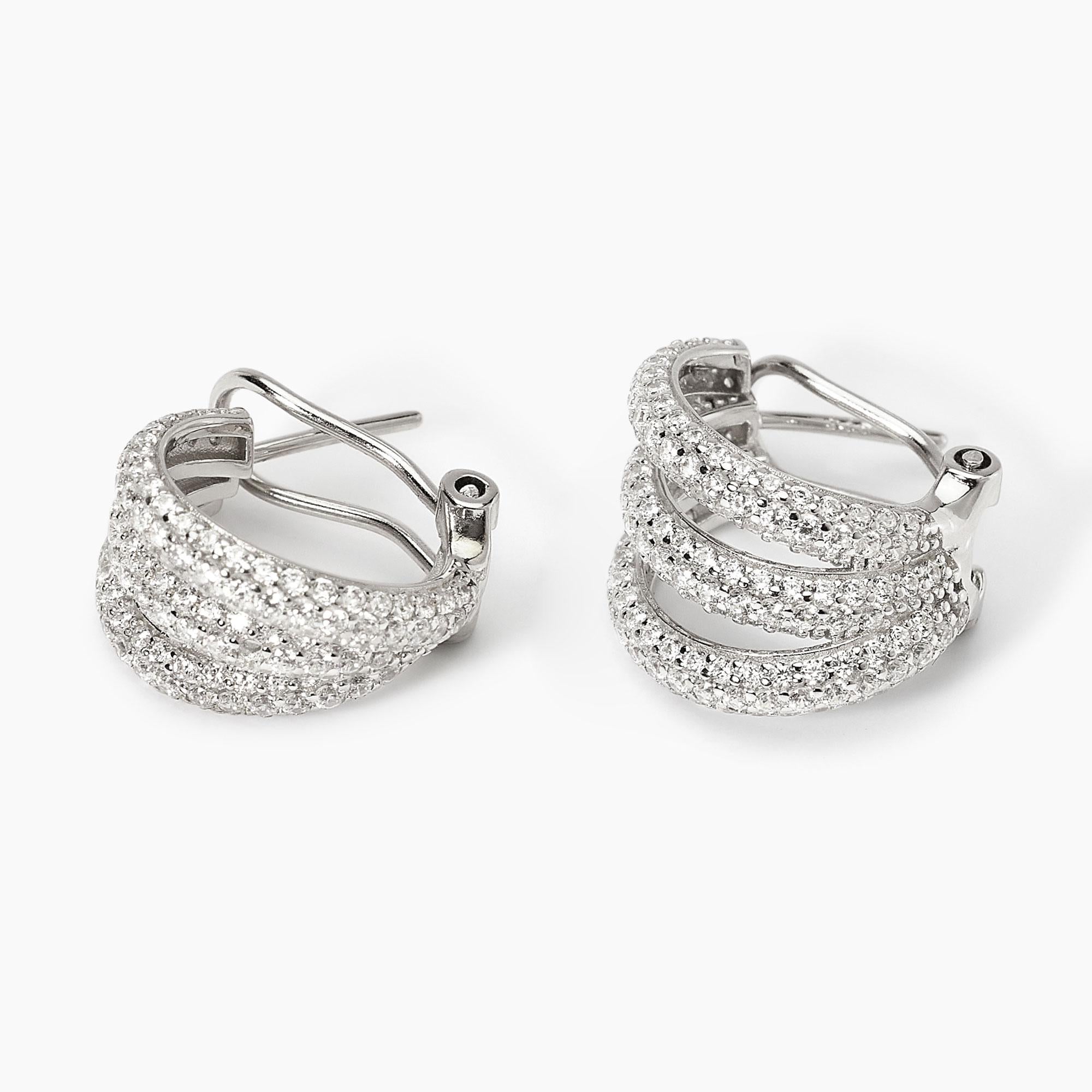 Orecchini Mabina con zirconi