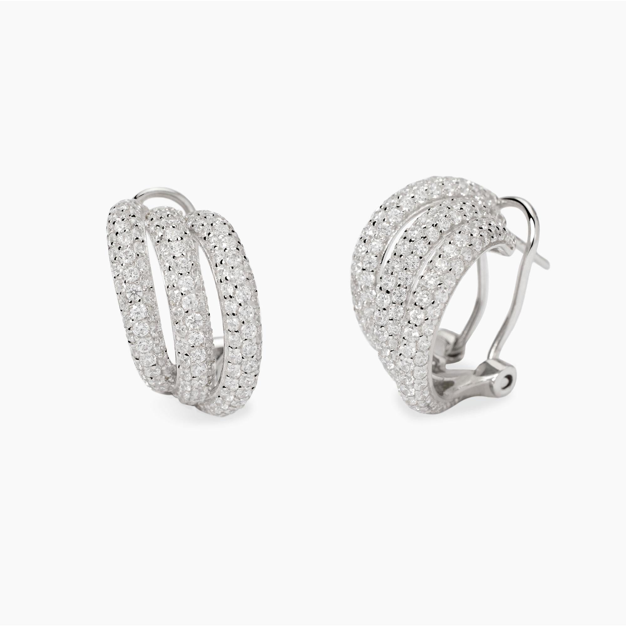 Orecchini Mabina con zirconi