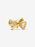 Charm Fiocco Placcatura in Oro 14k