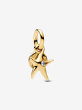 Charm Pendente Stella Marina "Darling" Placcatura in Oro 14k