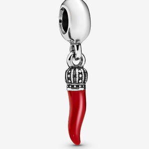 Pandora charm Cornino portafortuna