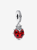 Charm Pendente Coccinella Argento Sterling 925
