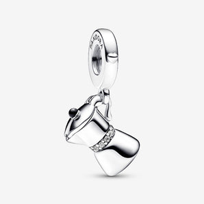 Charm Pendente Moka Argento Sterling 925