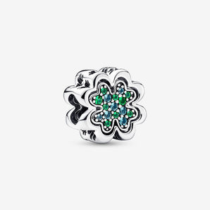 Charm Quadrifoglio dell'Amicizia Divisibile Argento Sterling 925