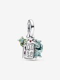Pixar, Pendente Porta Apribile Monsters & Co Argento Sterling 925