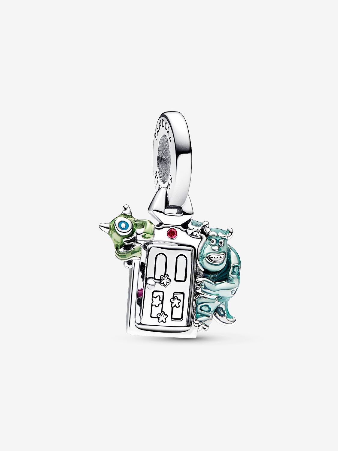 Pixar, Pendente Porta Apribile Monsters & Co Argento Sterling 925