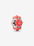 Charm Oceano Color Corallo Argento Sterling 925