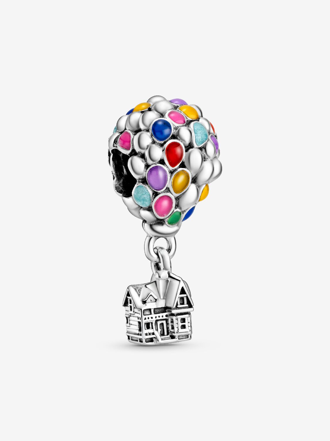 Disney Pixar, Charm La Casa di Up e Palloncini Argento Sterling 925