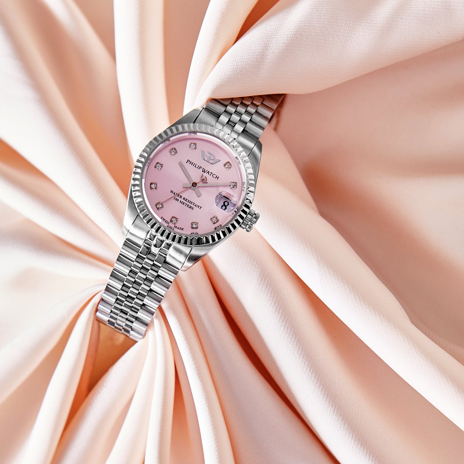 Caribe 31mm 3H Rose Dial